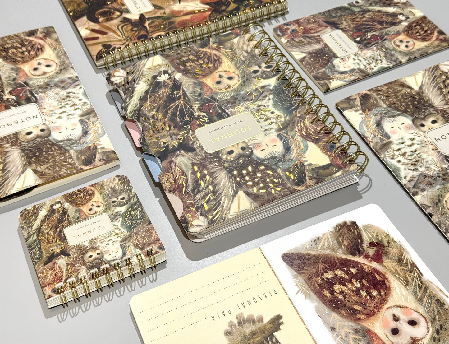 Small Notebook Owls