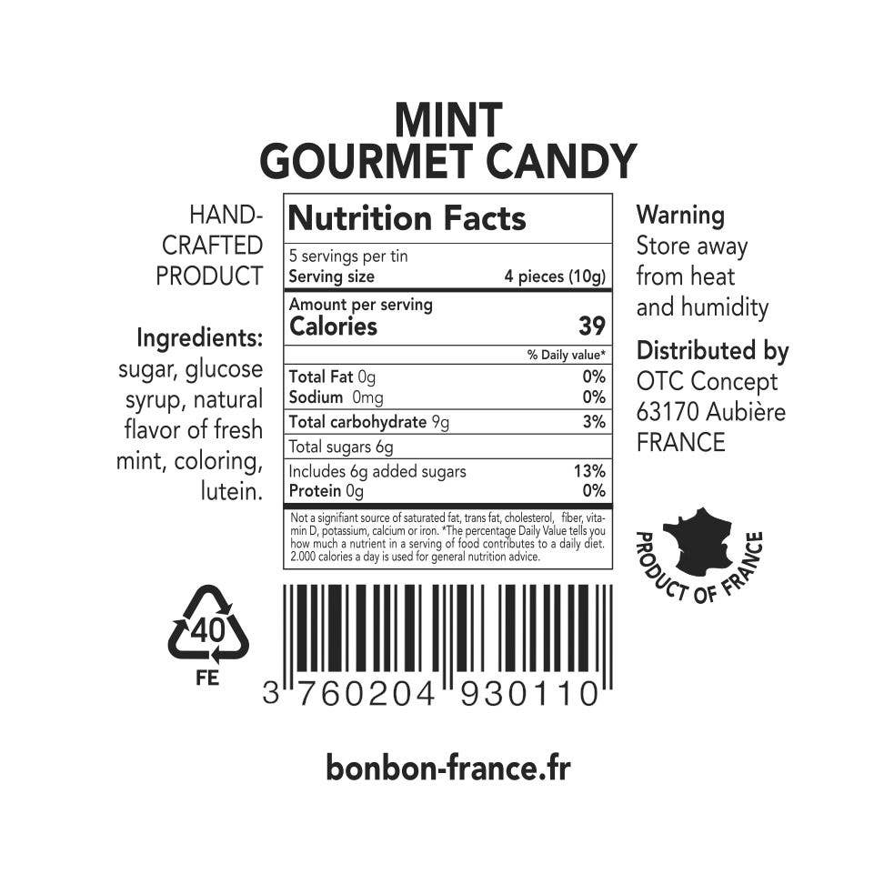 French Hard Candies - Saint-Ange Mint