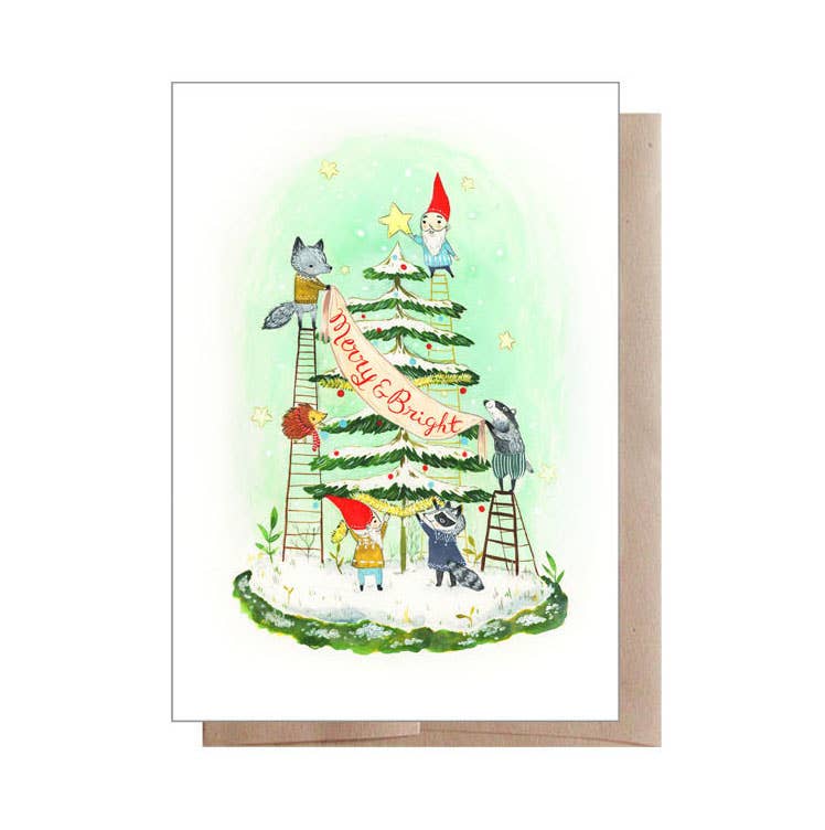 Merry and Bright Holiday Card