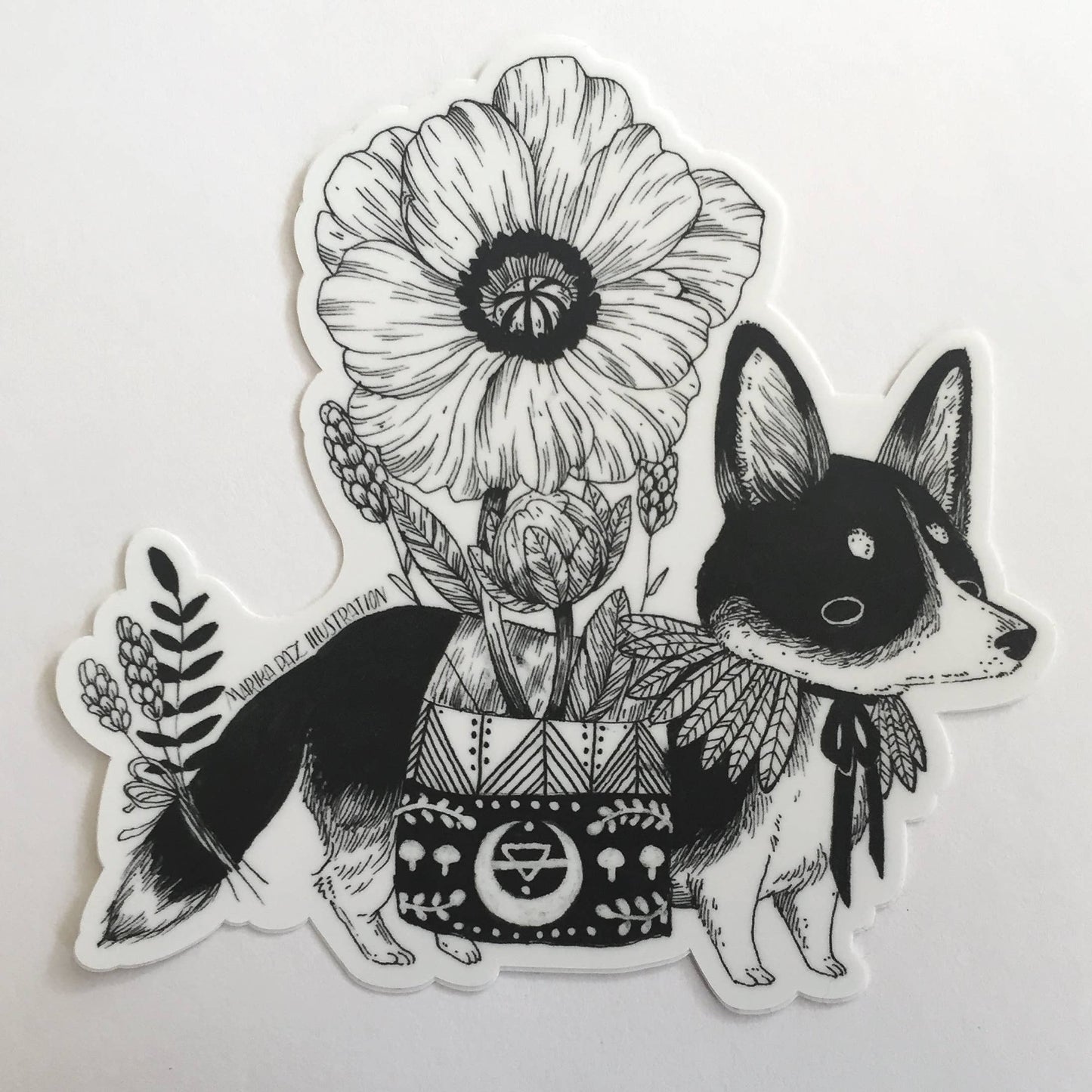 Short Foot Sticker