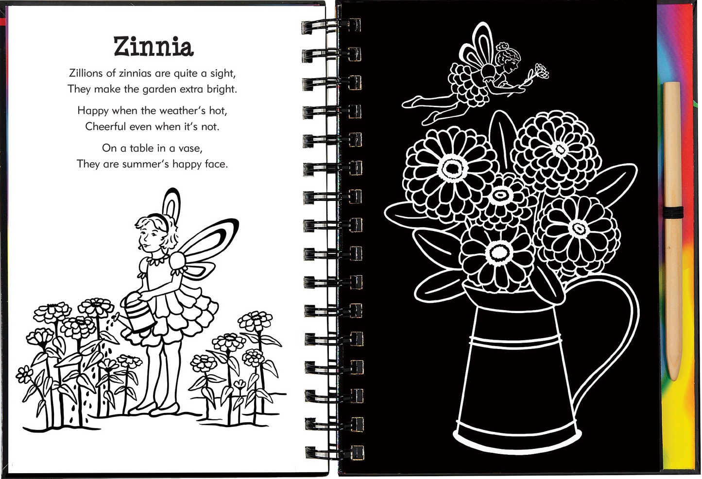 Garden Fairies Scratch and Sketch