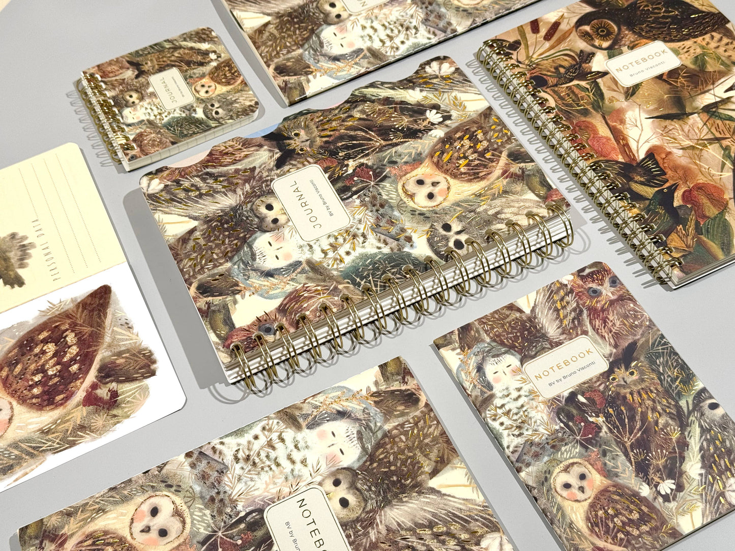 Small Notebook Owls