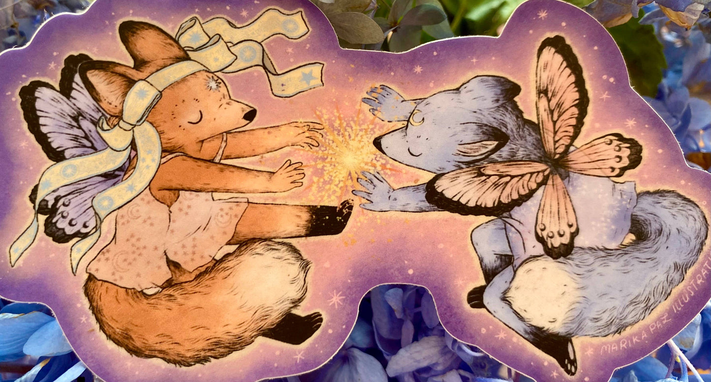 Fairy Fox Sticker