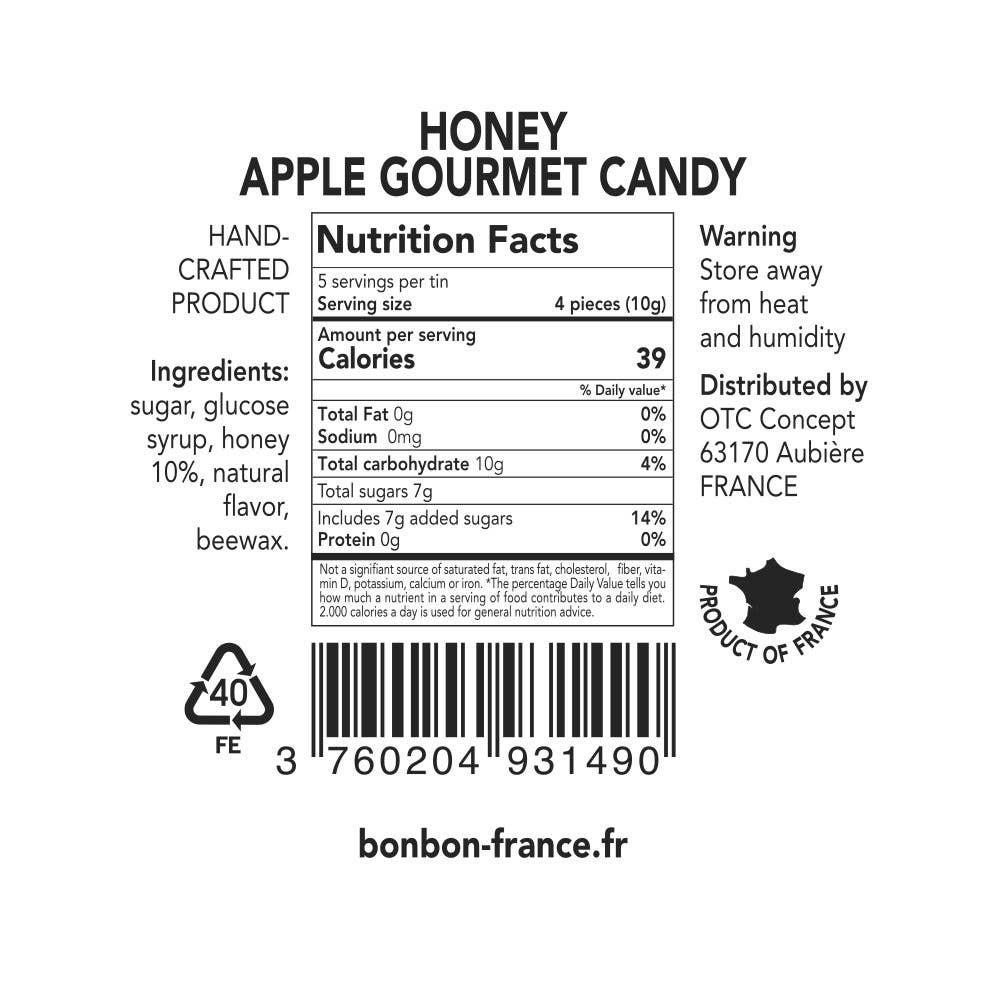 French Hard Candies - Saint-Ange Honey Apple