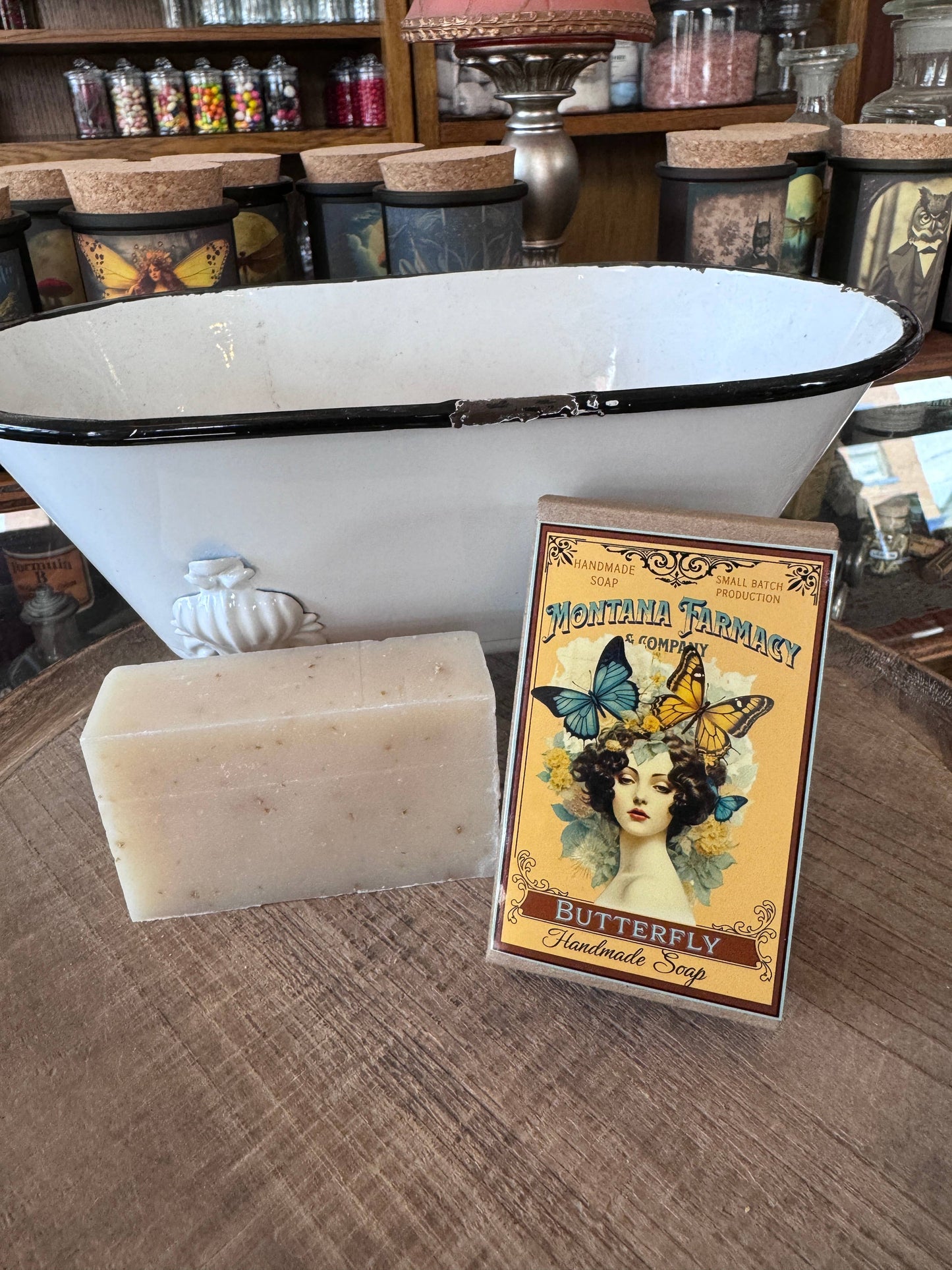 Butterfly Handmade Soap Oat & Honey