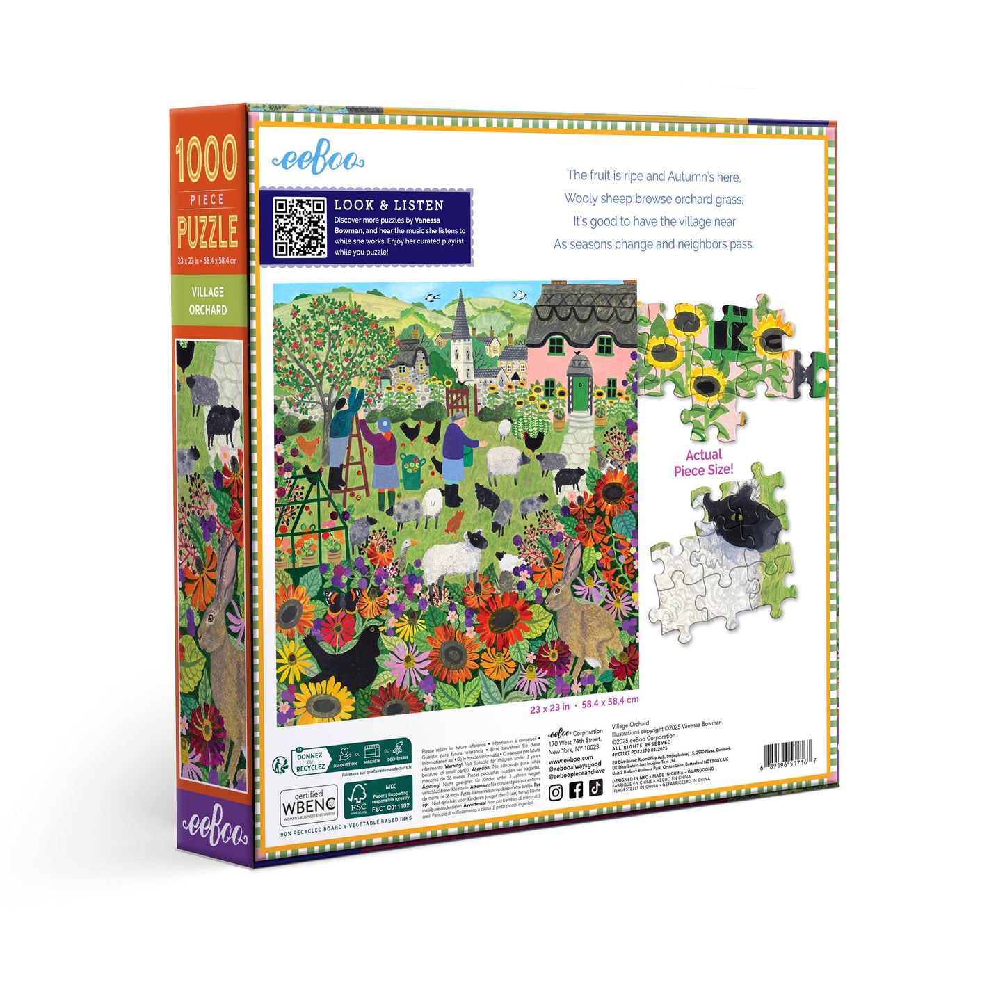 Village Orchard 1000 Piece Puzzle