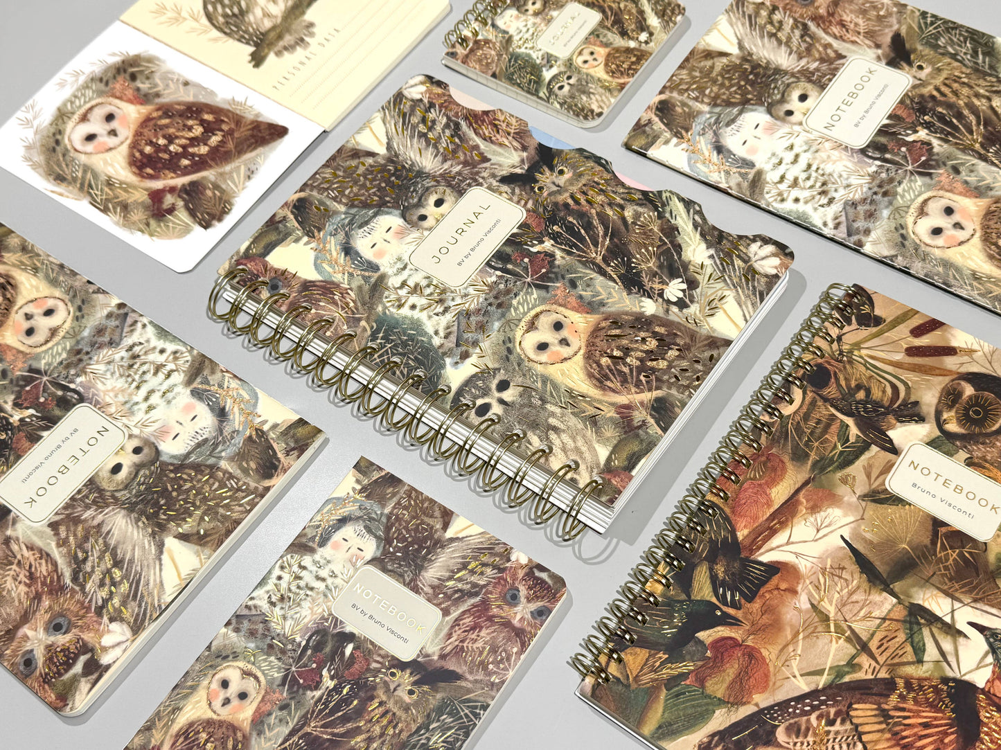 Small Notebook Owls