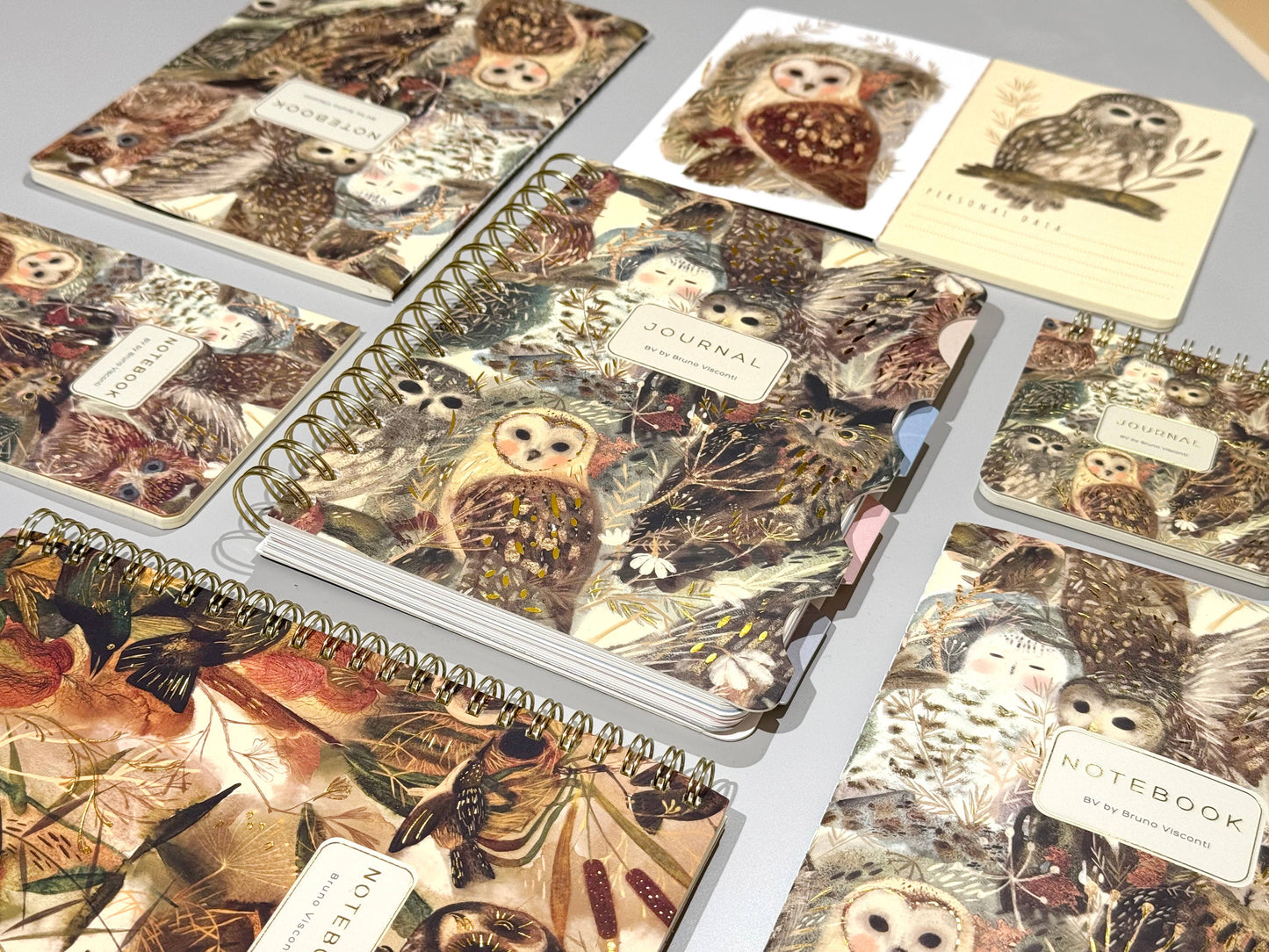 Small Notebook Owls