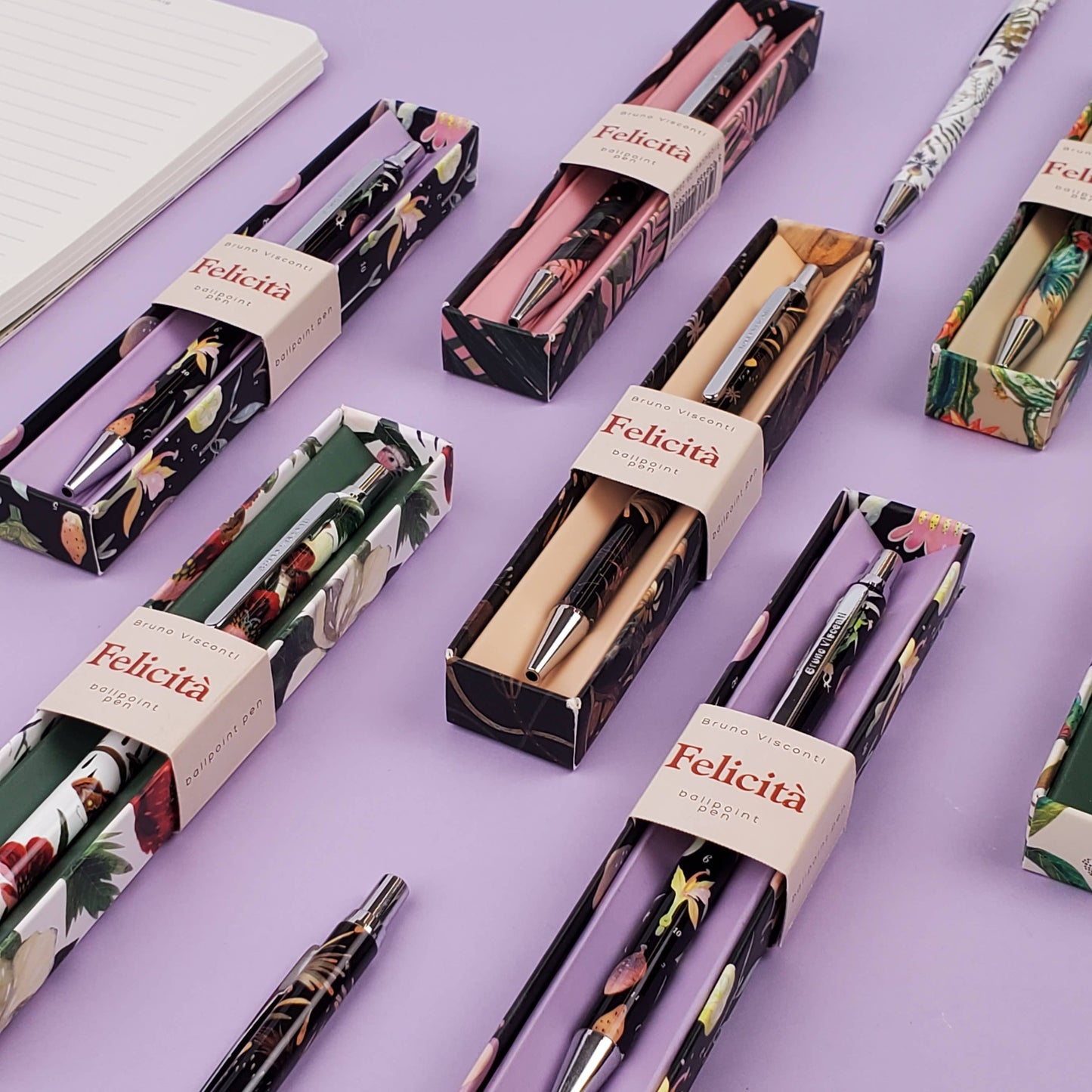 Felicita Peonies Ball Point Pen