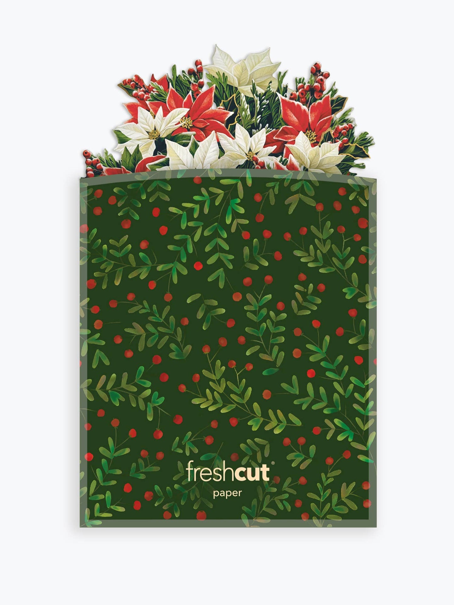Mini Festive Poinsettias