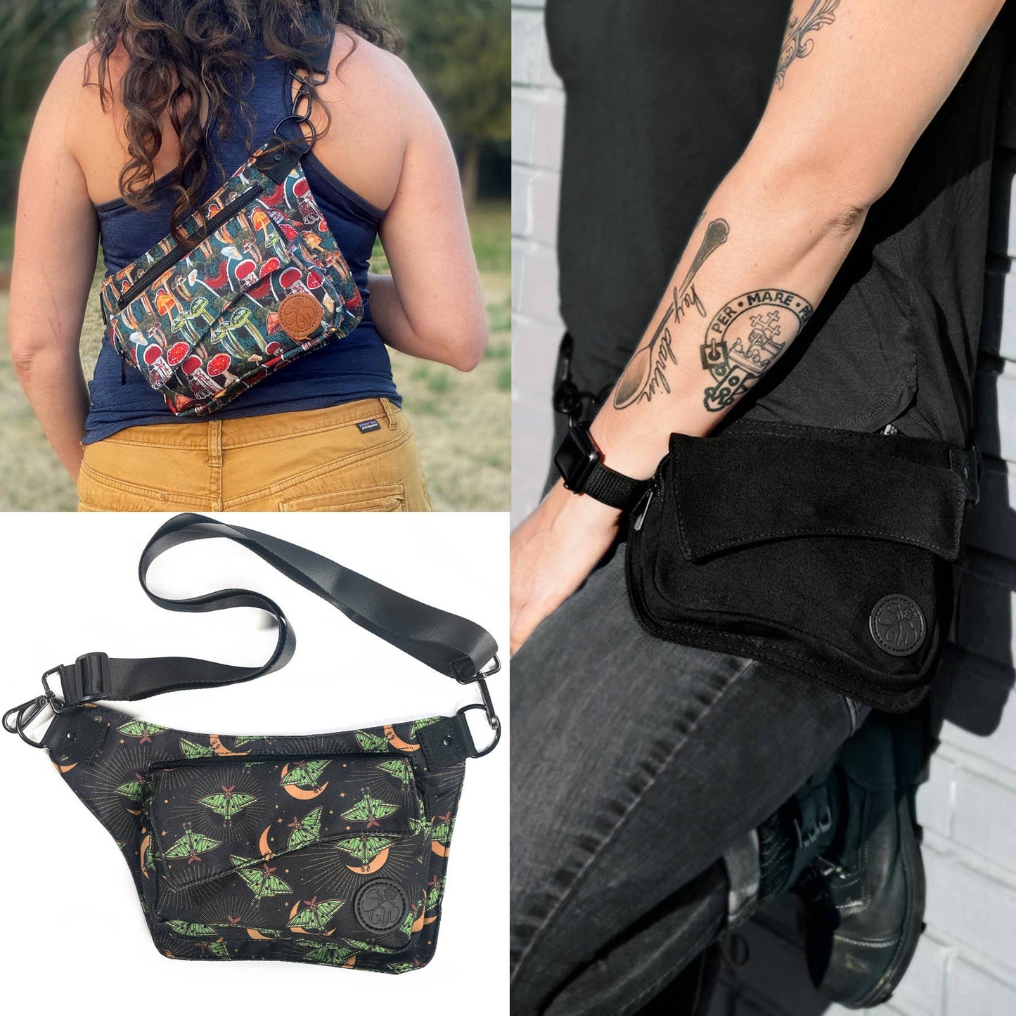 Dragonfly Dance Hip Bag: Size 3 (XL-4XL) 44"-66"
