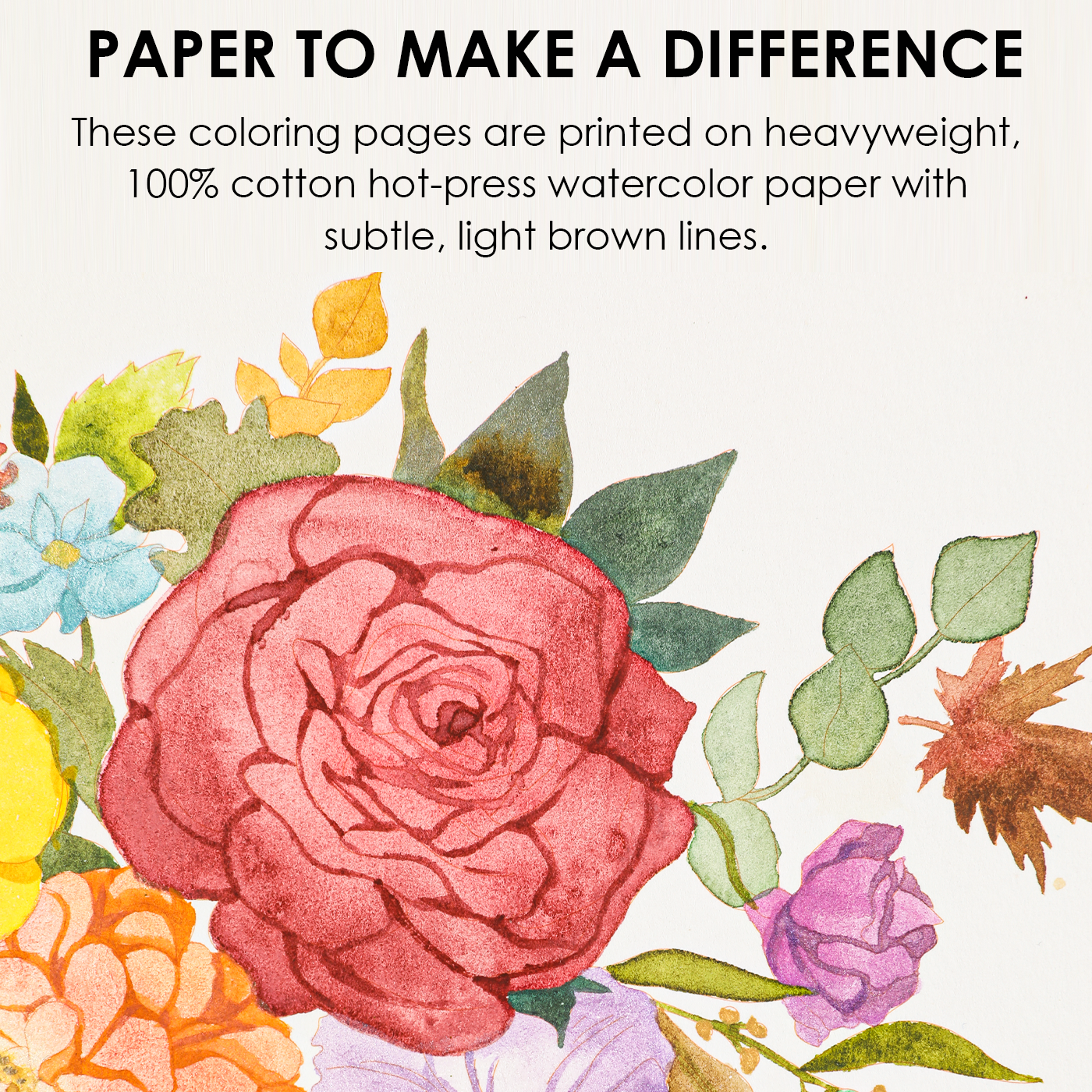 Autumn-Themed Watercolor Coloring Club Box