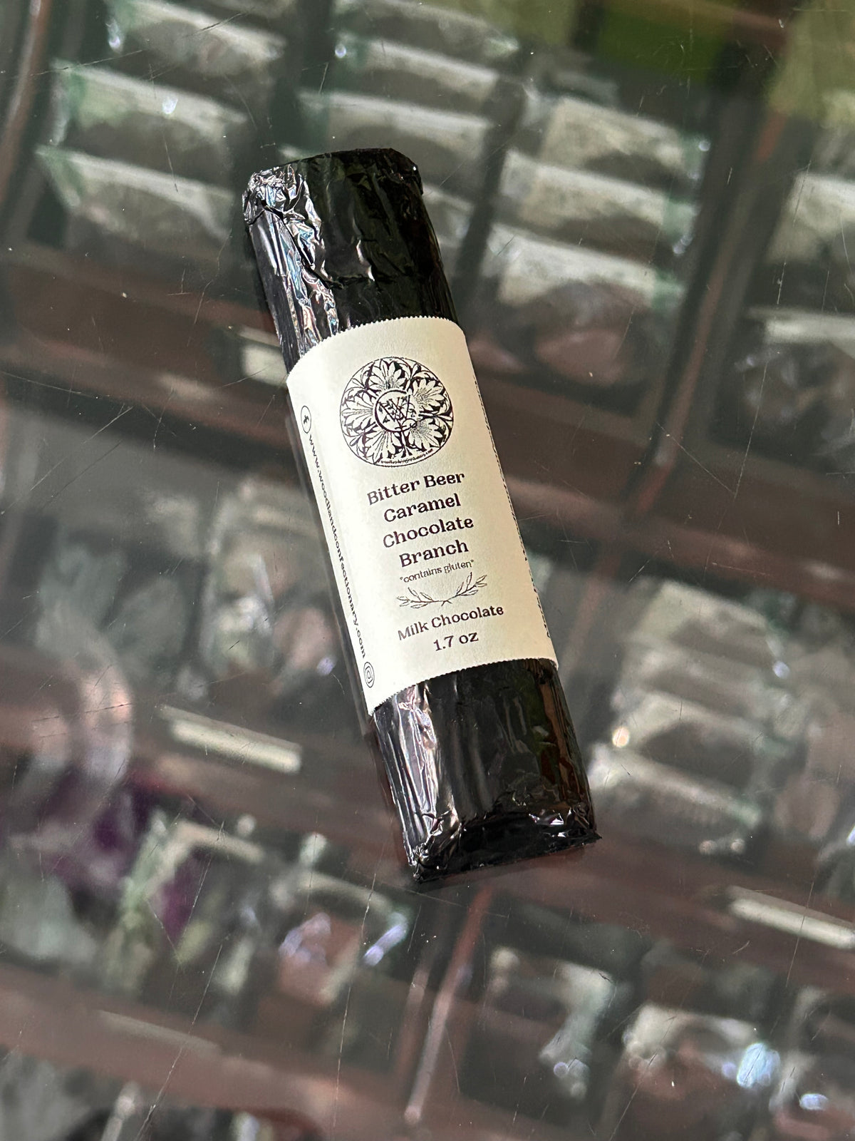 Bitter Beer Caramel Filled Chocolate Bar
