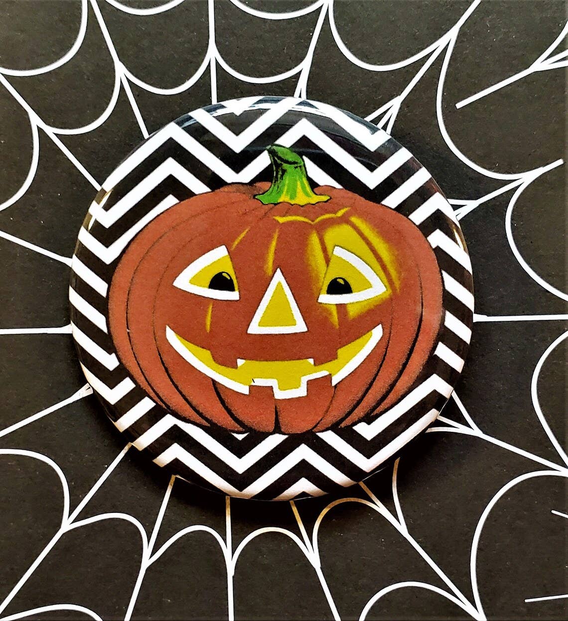 Vintage Halloween Large Button Set of 4