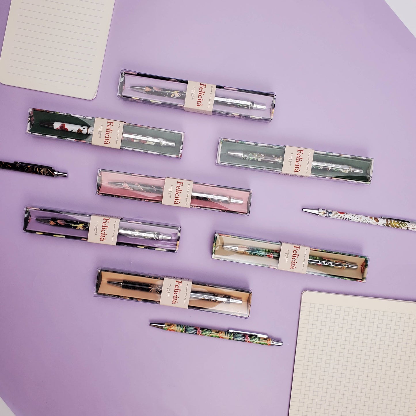 Felicita Peonies Ball Point Pen