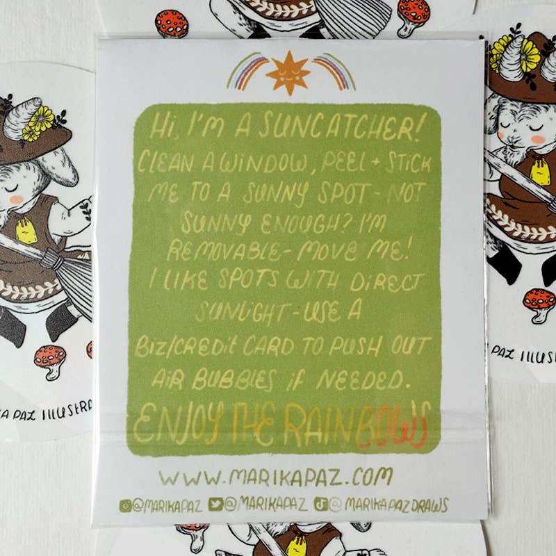Witch's Brew Suncatcher Sticker