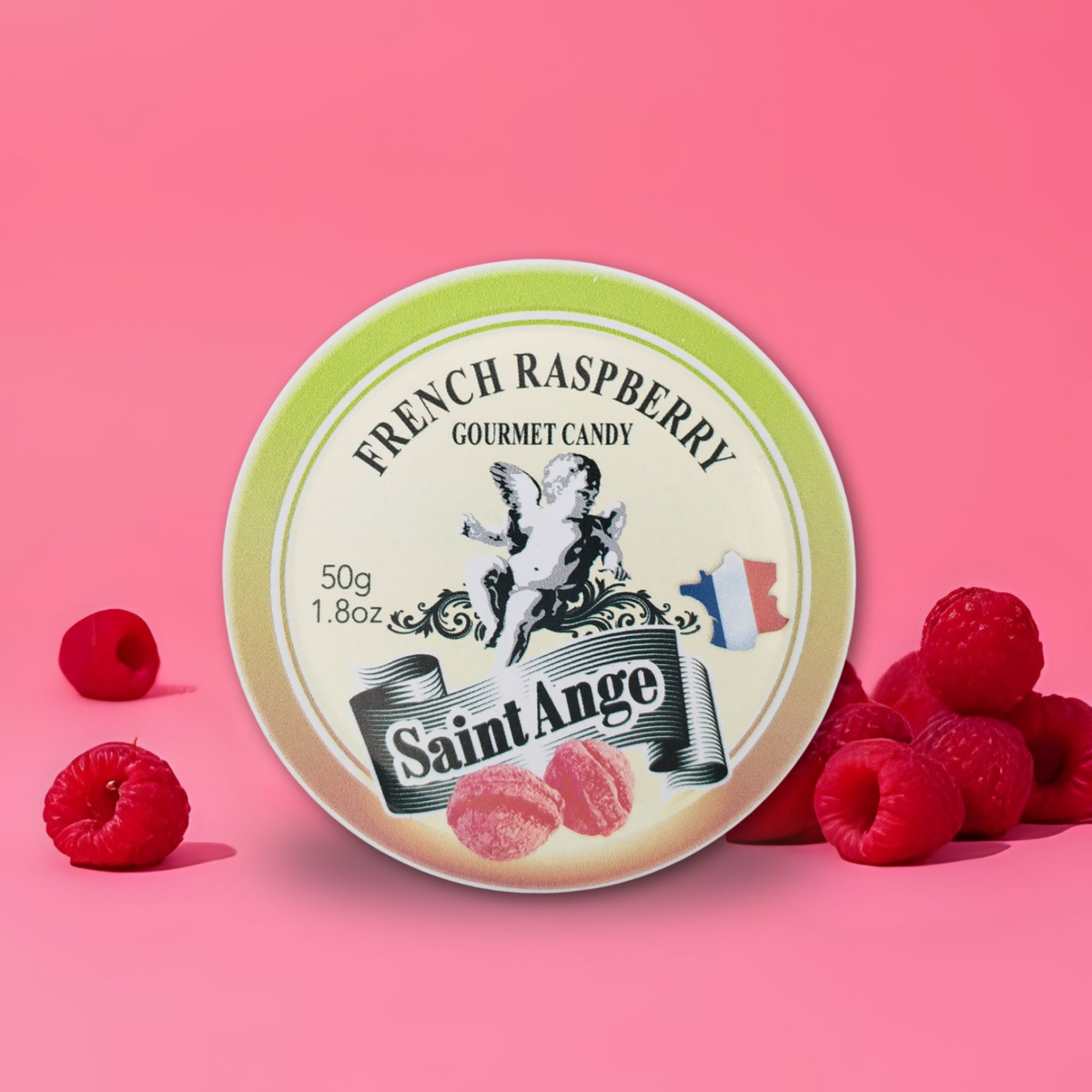 French Hard Candies - Saint Ange Raspberry