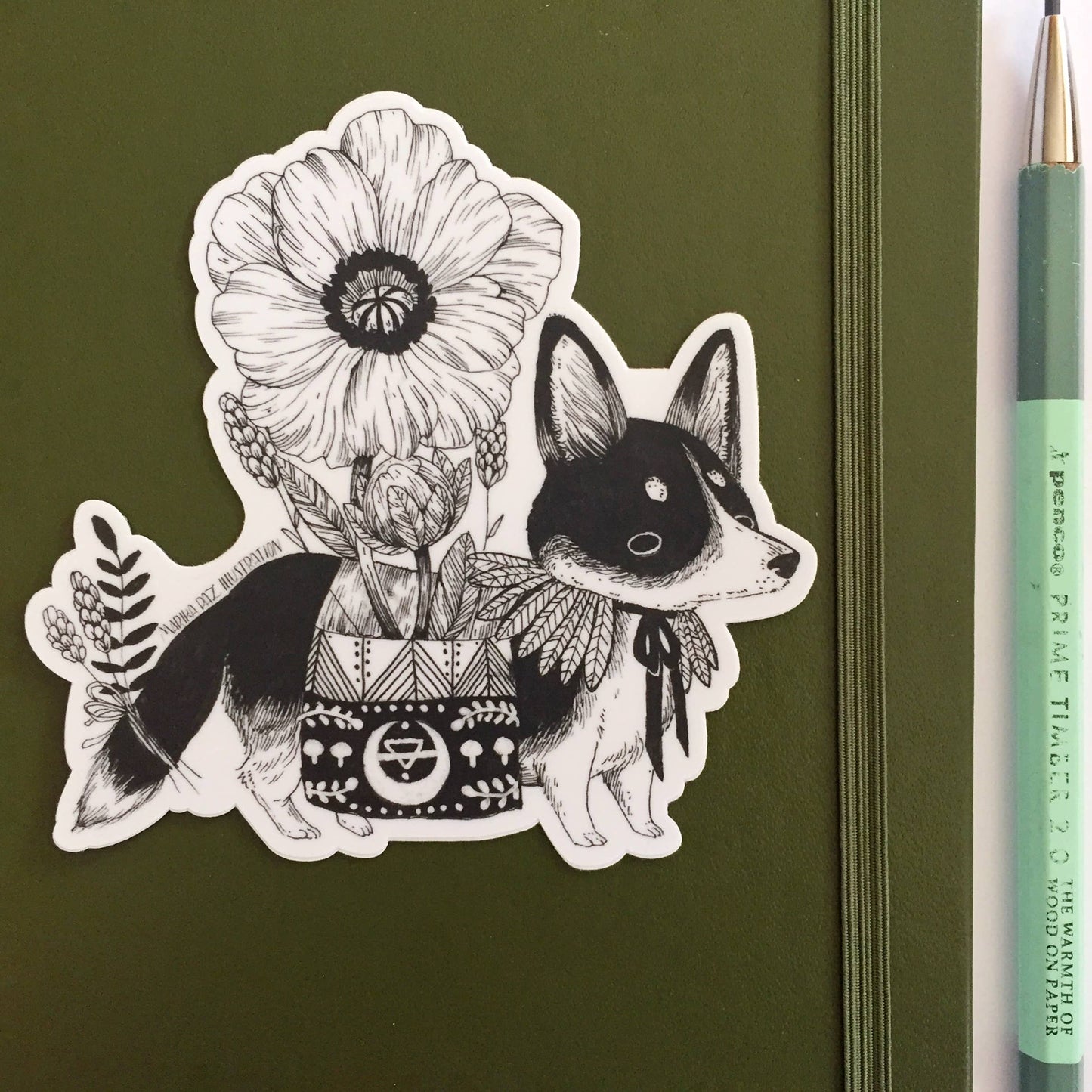 Short Foot Sticker
