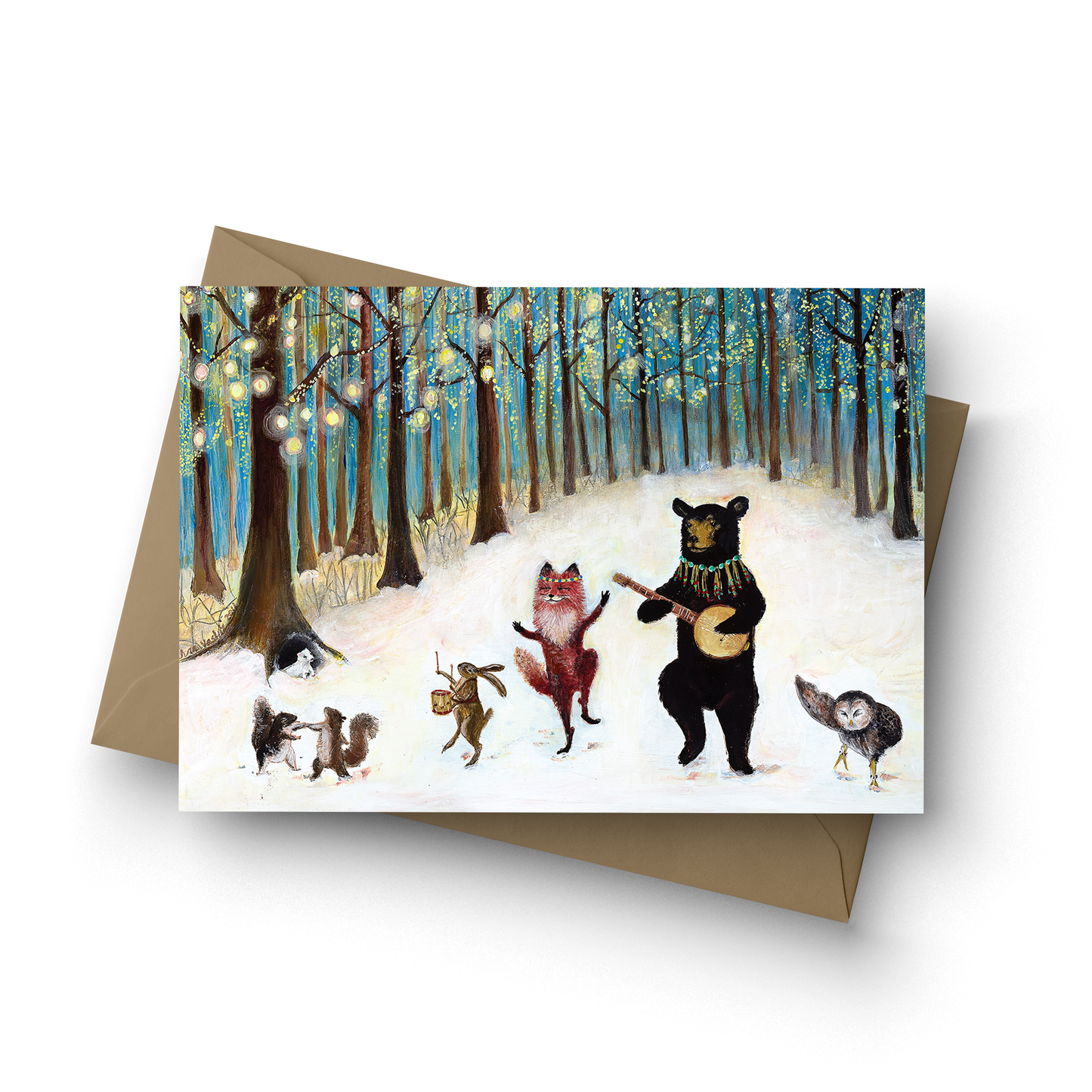 Forest Festivities Single Card