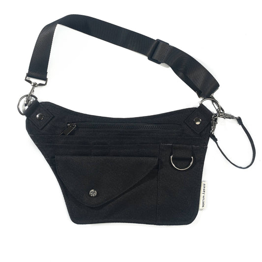 Nightfall Black Tech Hip Bag