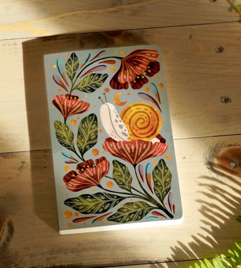 Moonlight Snail Layflat Notebook