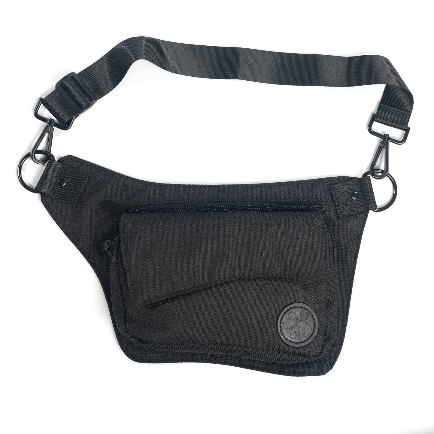 Midnight Black Hip Bag