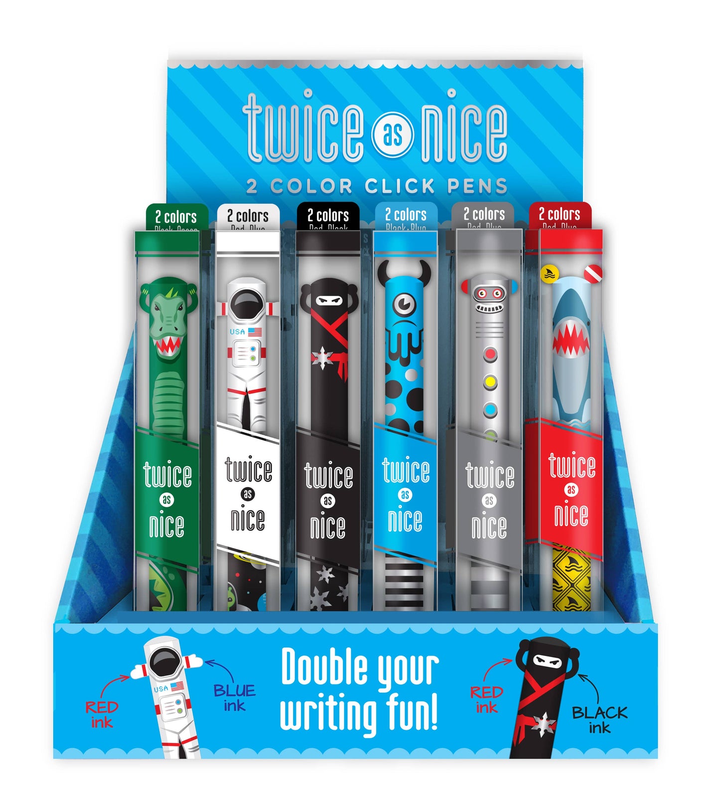 Twice as Nice METALLIC 2 Color Pen