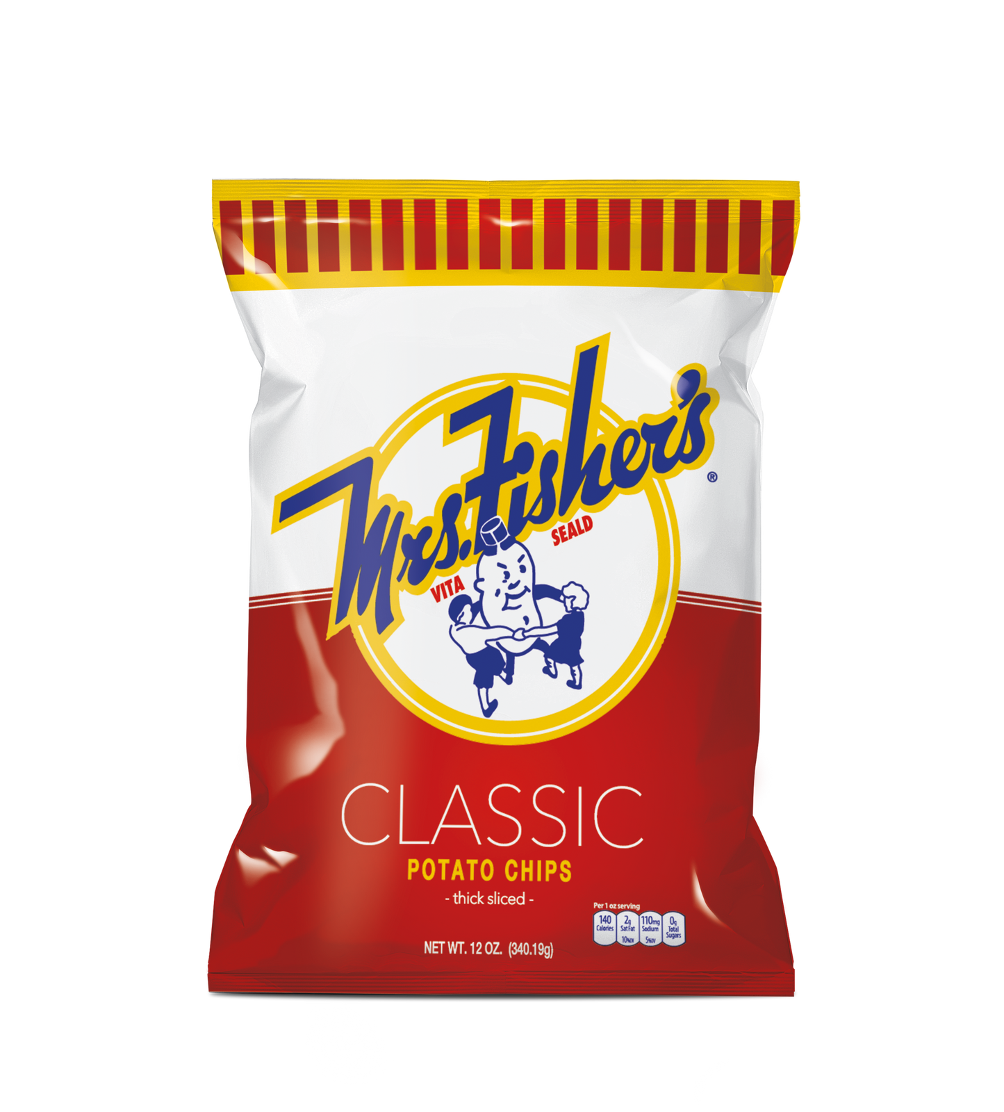 Mrs. Fisher's Potato Chips - Mrs. Fisher's Classic Potato Chips-single Serve