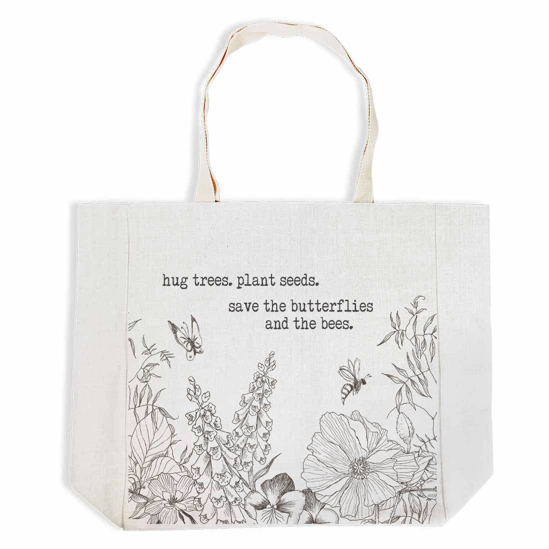Hug Trees. Plant Seeds Tote