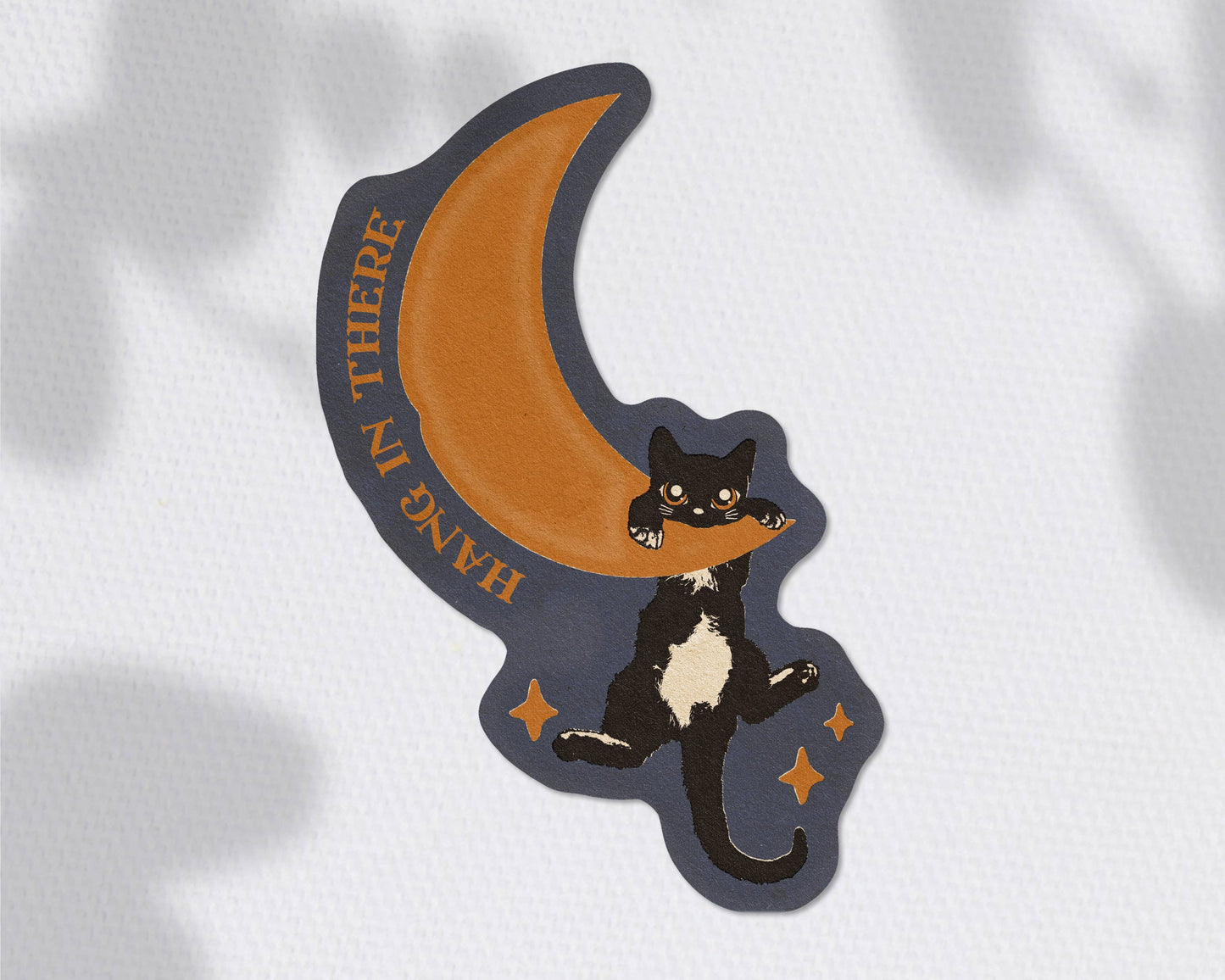 Hang in There Kitty Sticker