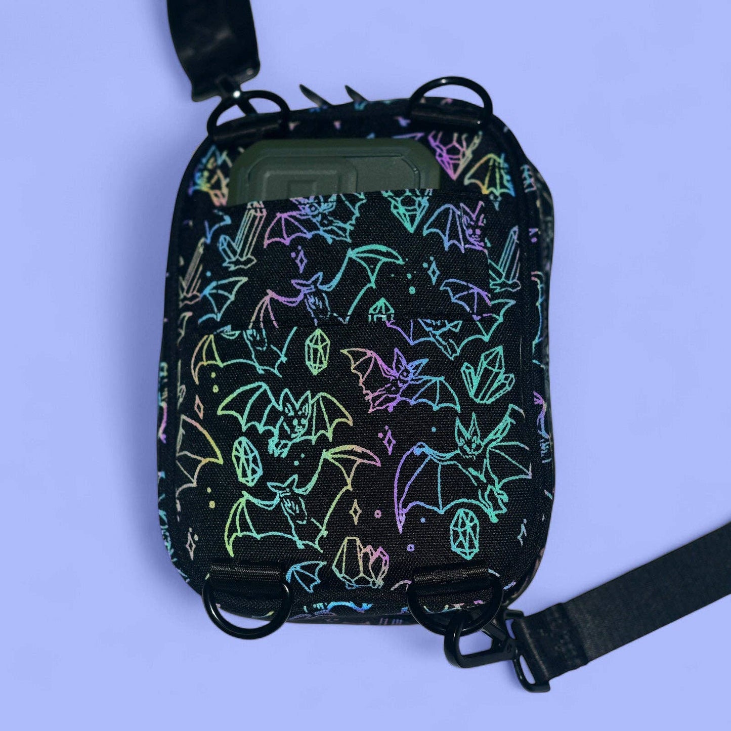 Crystal Cave Bats Snapshot Bag 2.0 (Reflective Holographic!)