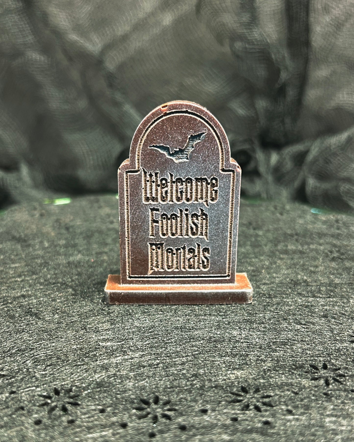 Mortals Standing Chocolate Gravestones