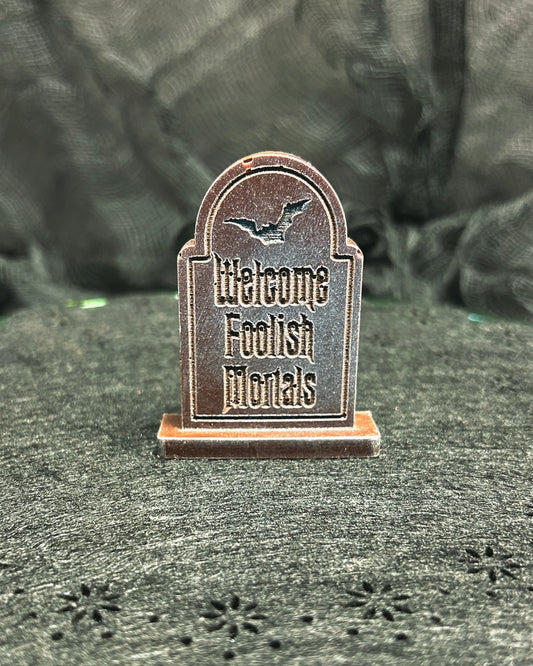 Mortals Standing Chocolate Gravestones