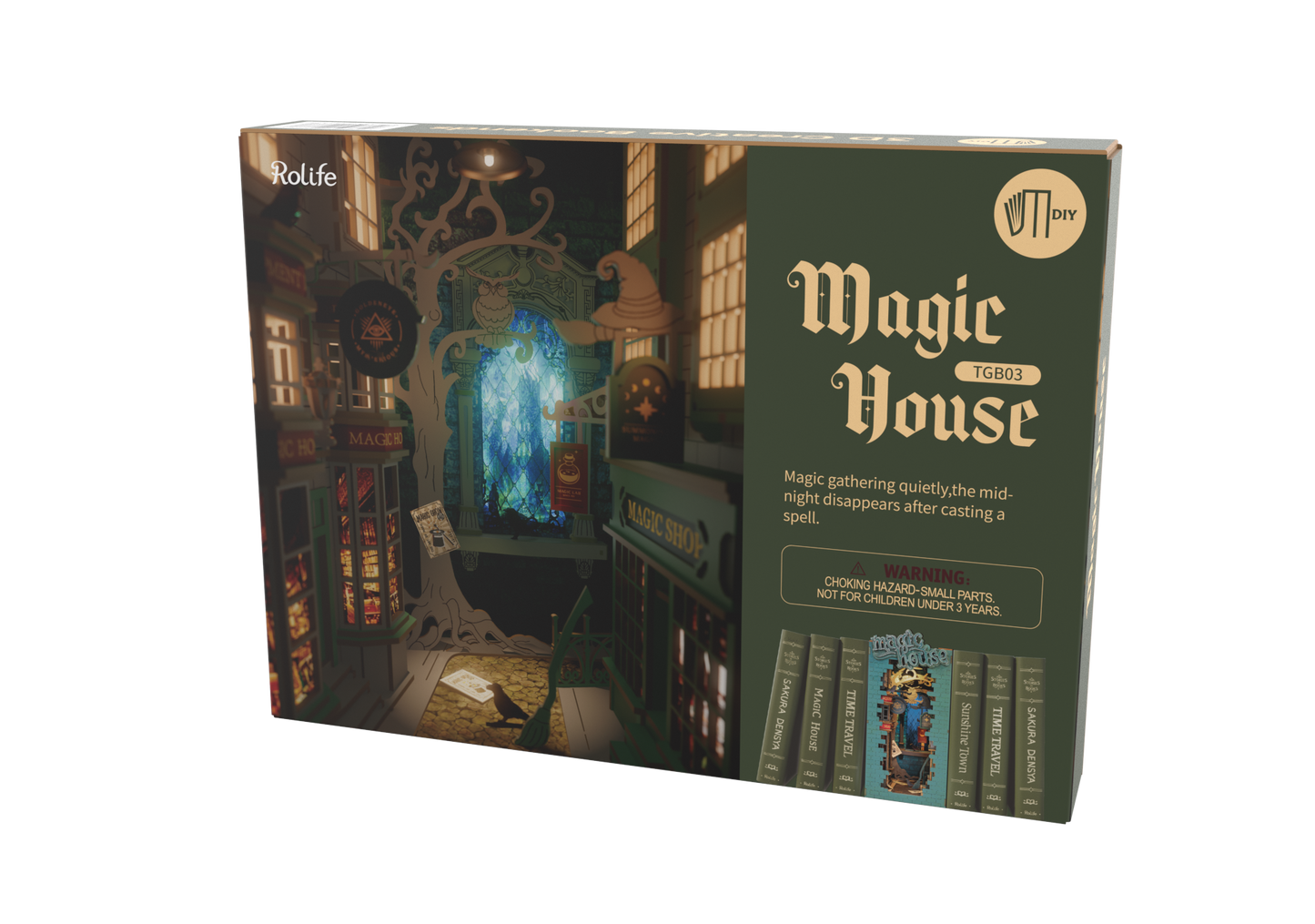 House Magic House Book Nook Puzzle