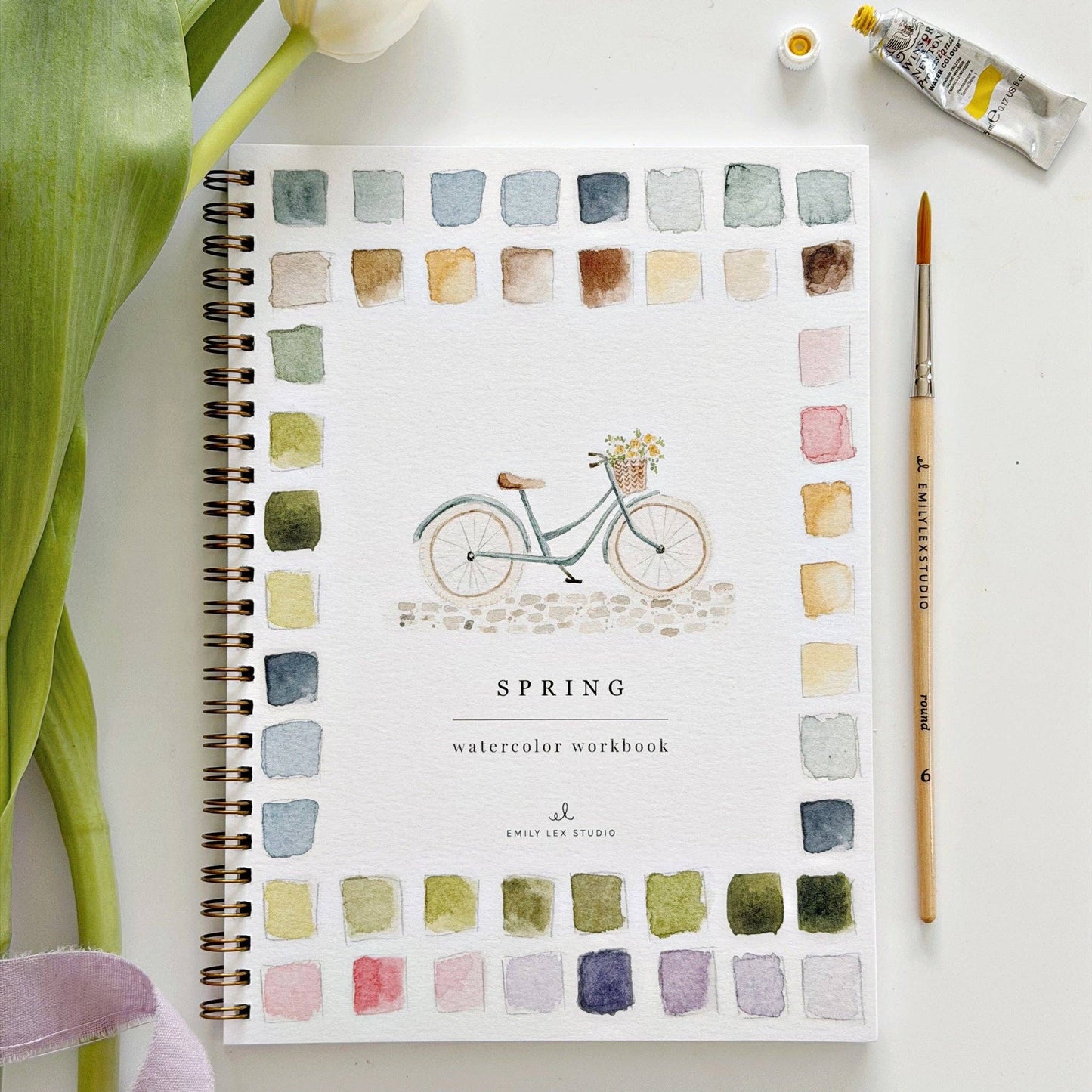 emily lex studio - Spring watercolor workbook