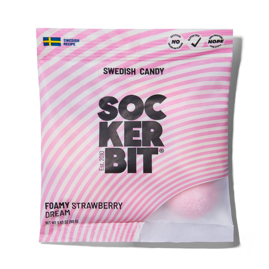 Foamy Strawberry Dream Swedish Gummies 2.8oz