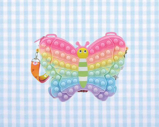 Bewaltz - Fidget Butterfly Crossbody-Bubble Gum