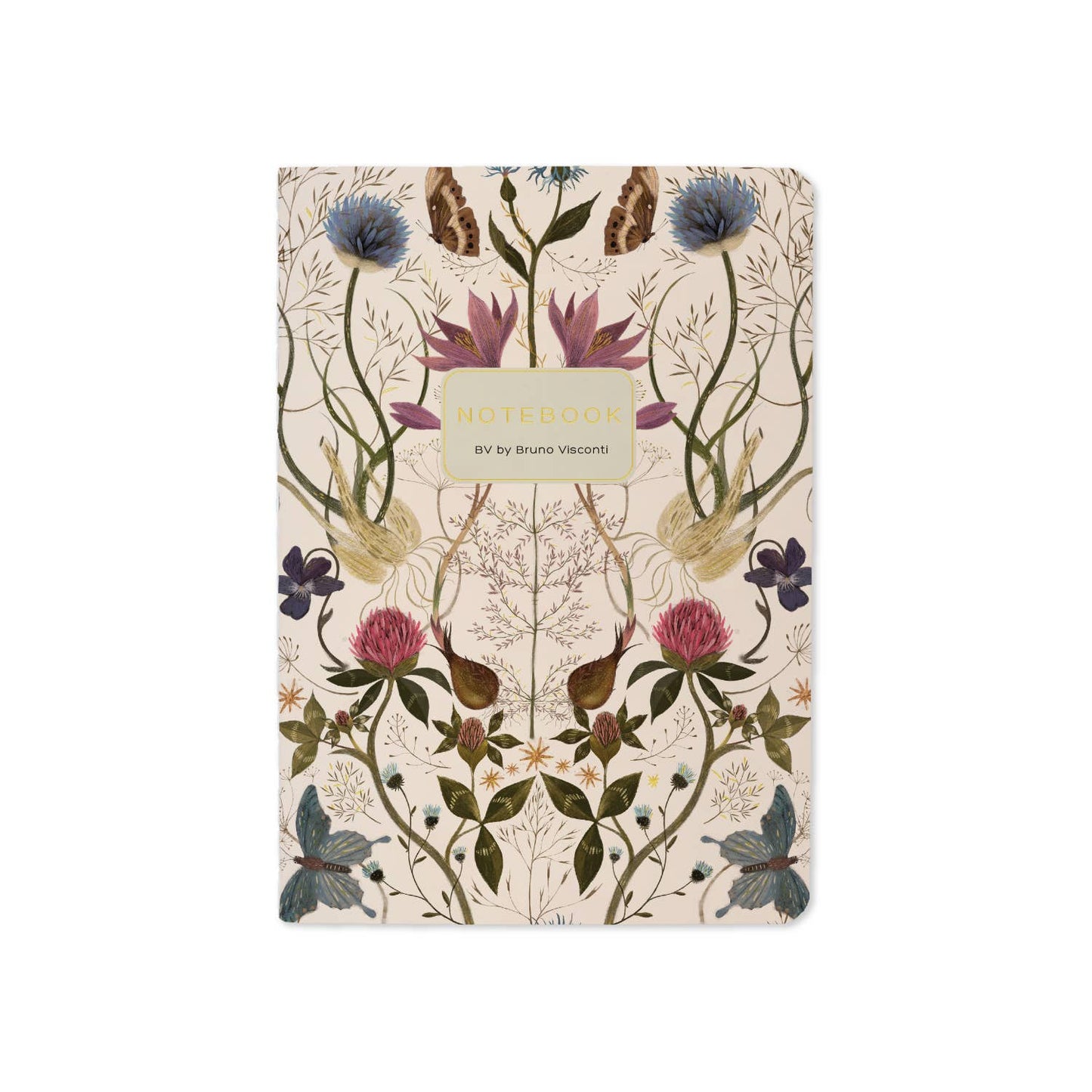 Small Notebook Symmetrical Flora