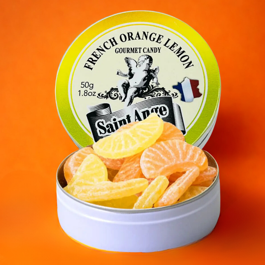 Saint Ange Orange Lemon - French Gourmet Natural Candy Tin