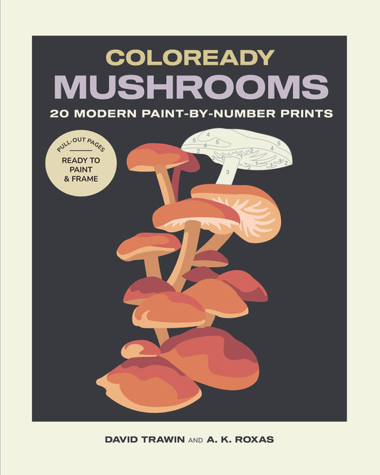 Coloready Mushrooms - Color Your Own Poster