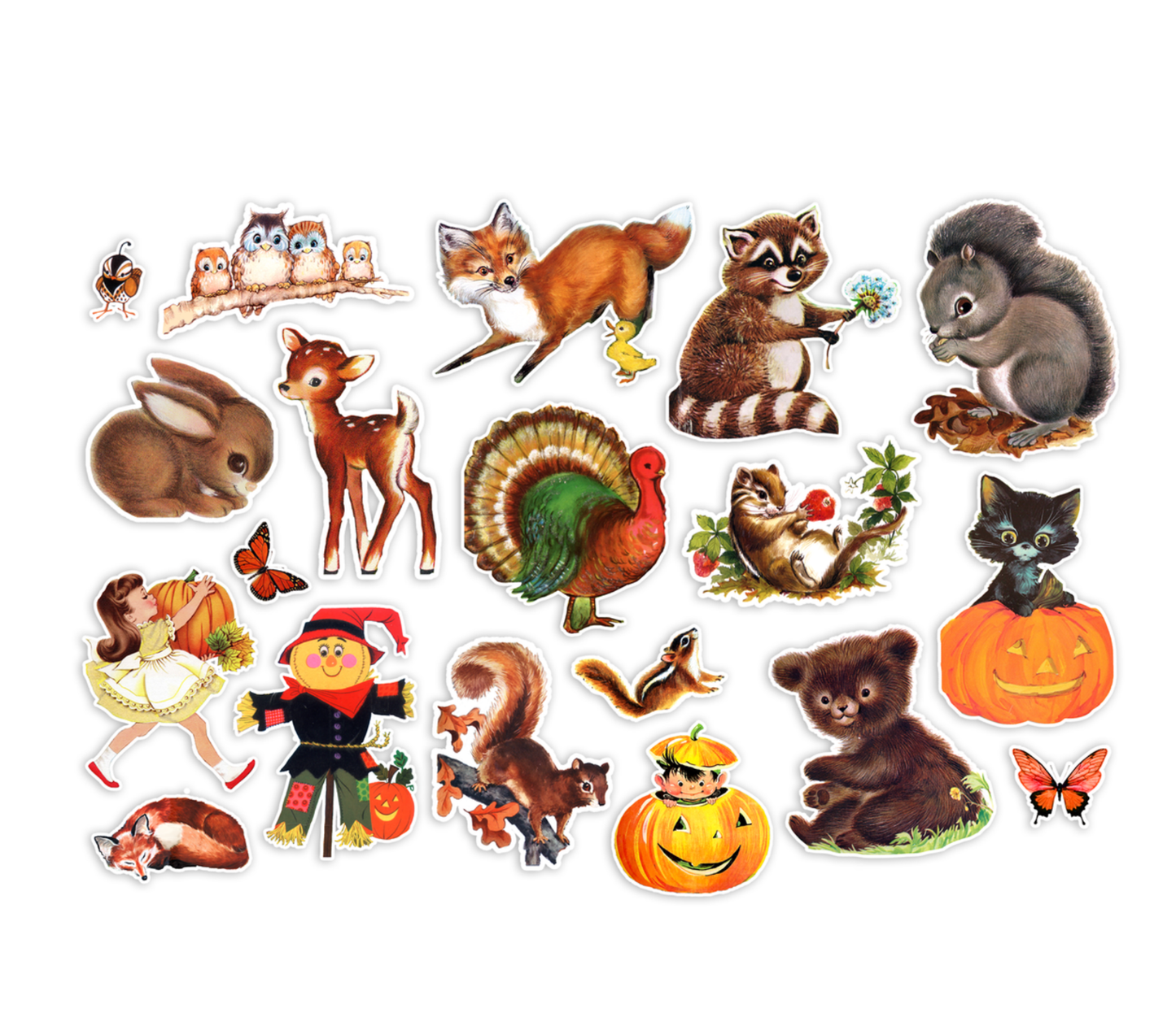 Backyard Wildlife Vintage Style Ephemera