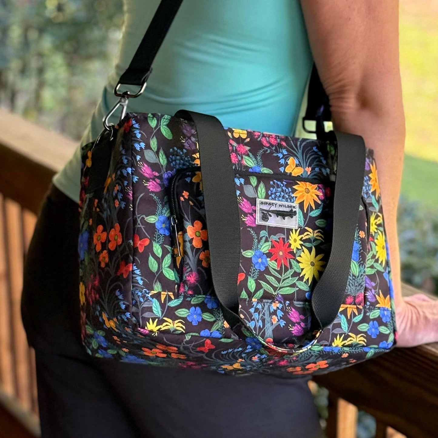 Mom's Flowers Medium Venture Tote