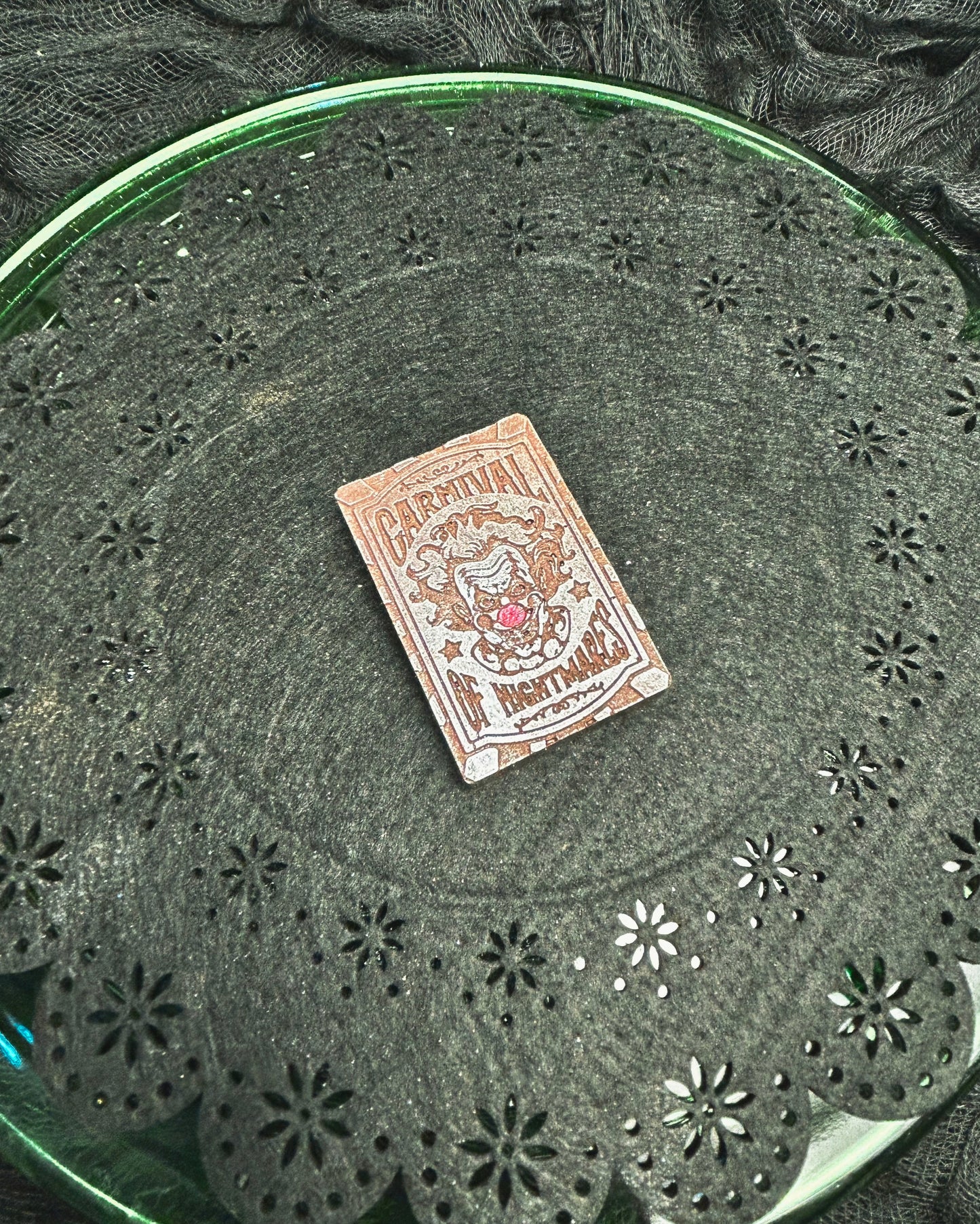 Carnival of Nightmares Solid Chocolate Plaquette