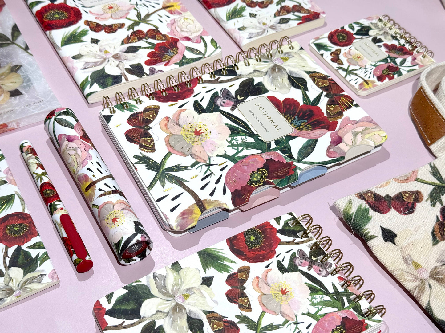 Small Notebook Peonies