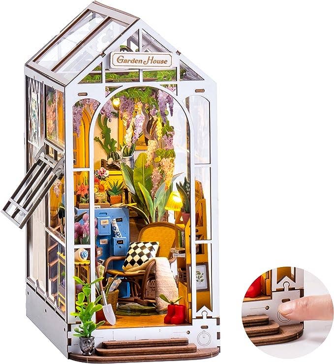 Book Nook Kit Miniature House Garden House