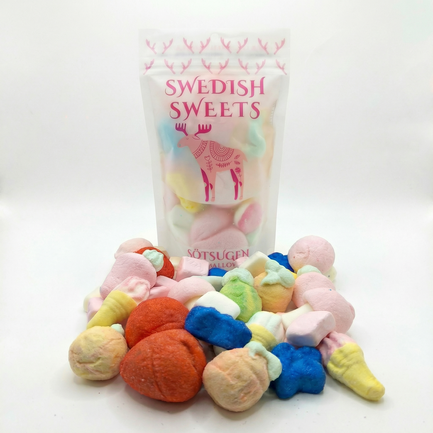Marshmallow Mix Swedish Gummies 1/4 lb Bag