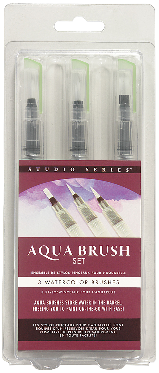 Studio Series Aqua Brushes (Set of 3)