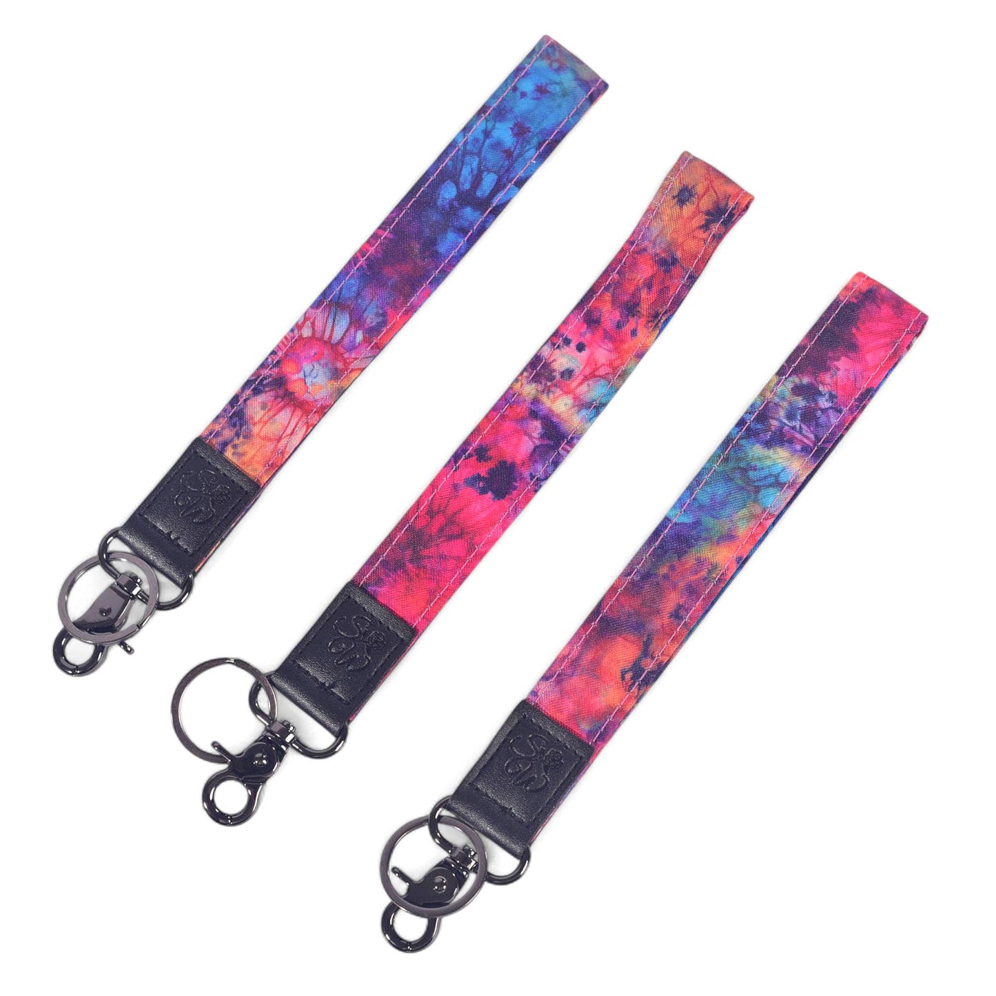 Tie-Dye Bloom Wristlet/Keychain