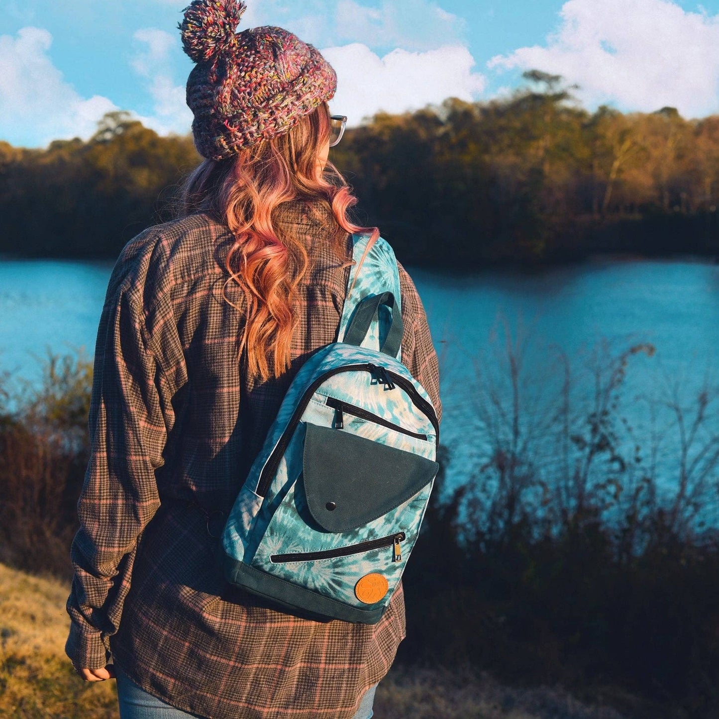 Sipsey Wilder - Mom's Flowers Sling Backpack