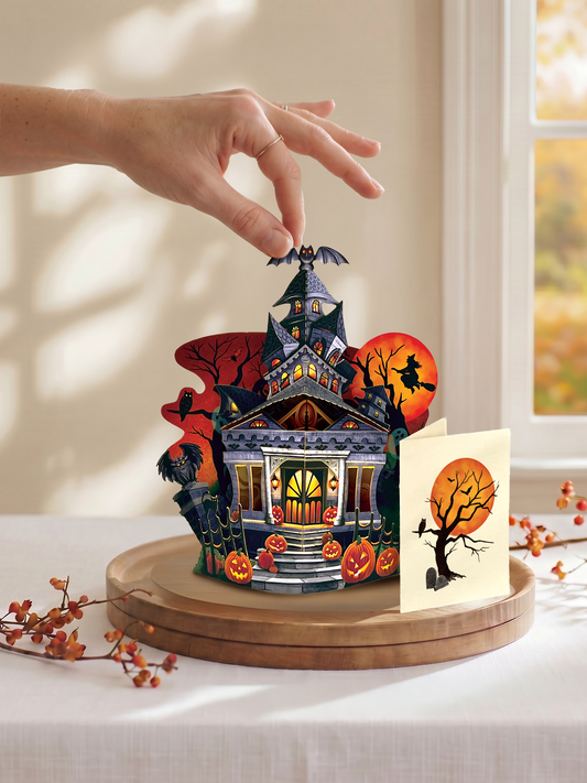 FreshCut Paper LLC - Mini Haunted House (10 Mini Pop-Up Bouquets)